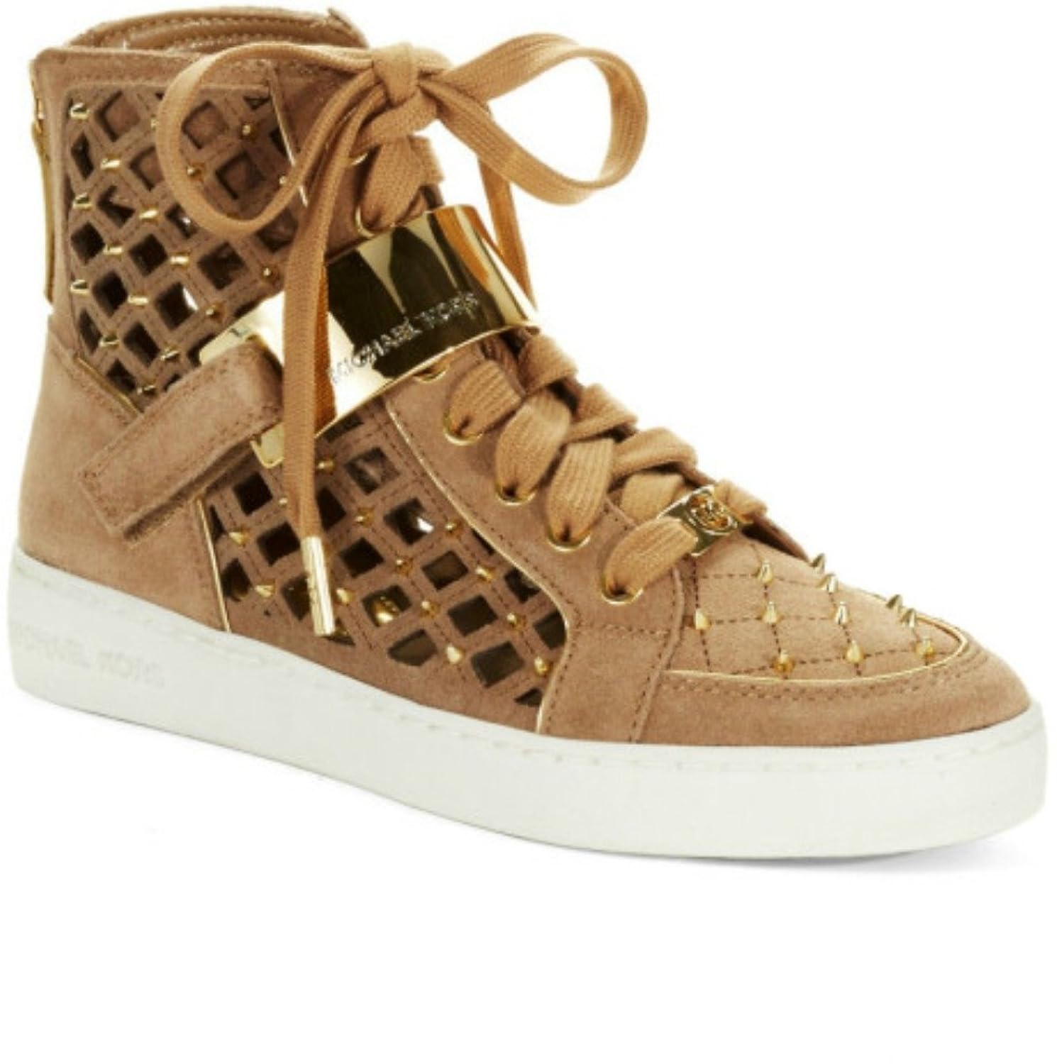 michael michael kors keaton hightop 镂空运动鞋正品铆钉鞋美元225
