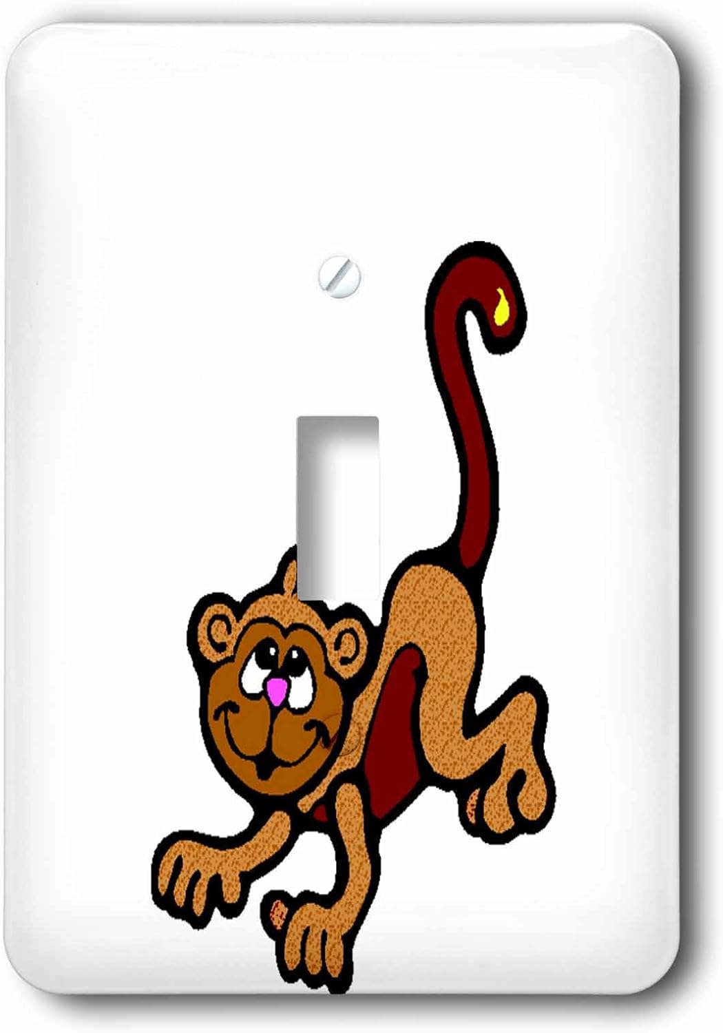 3drose llc lsp_56805_1 cute little monkey, single toggle switch