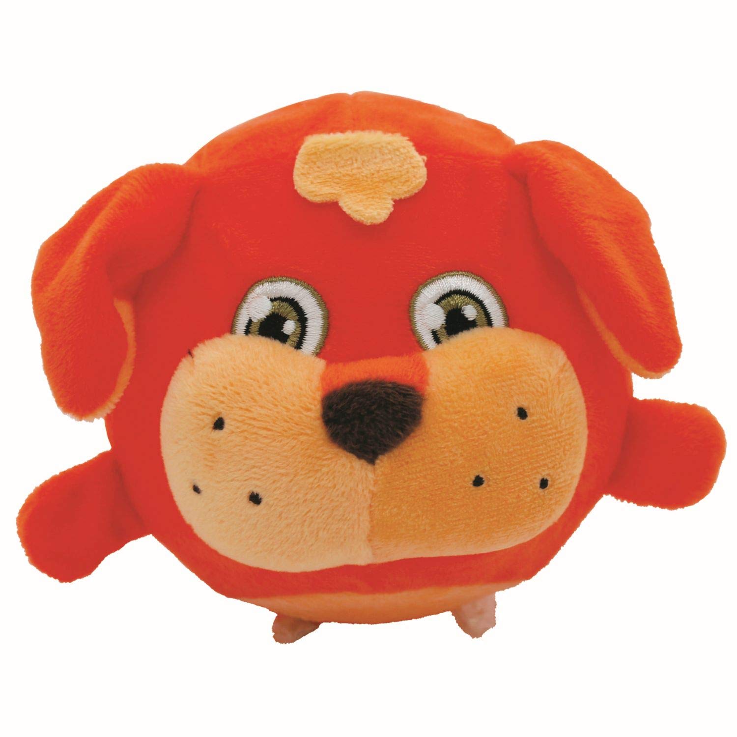 可爱的狗狗,毛绒狗像橡皮筋一样跳跃,发出不同的声音,约为 17厘