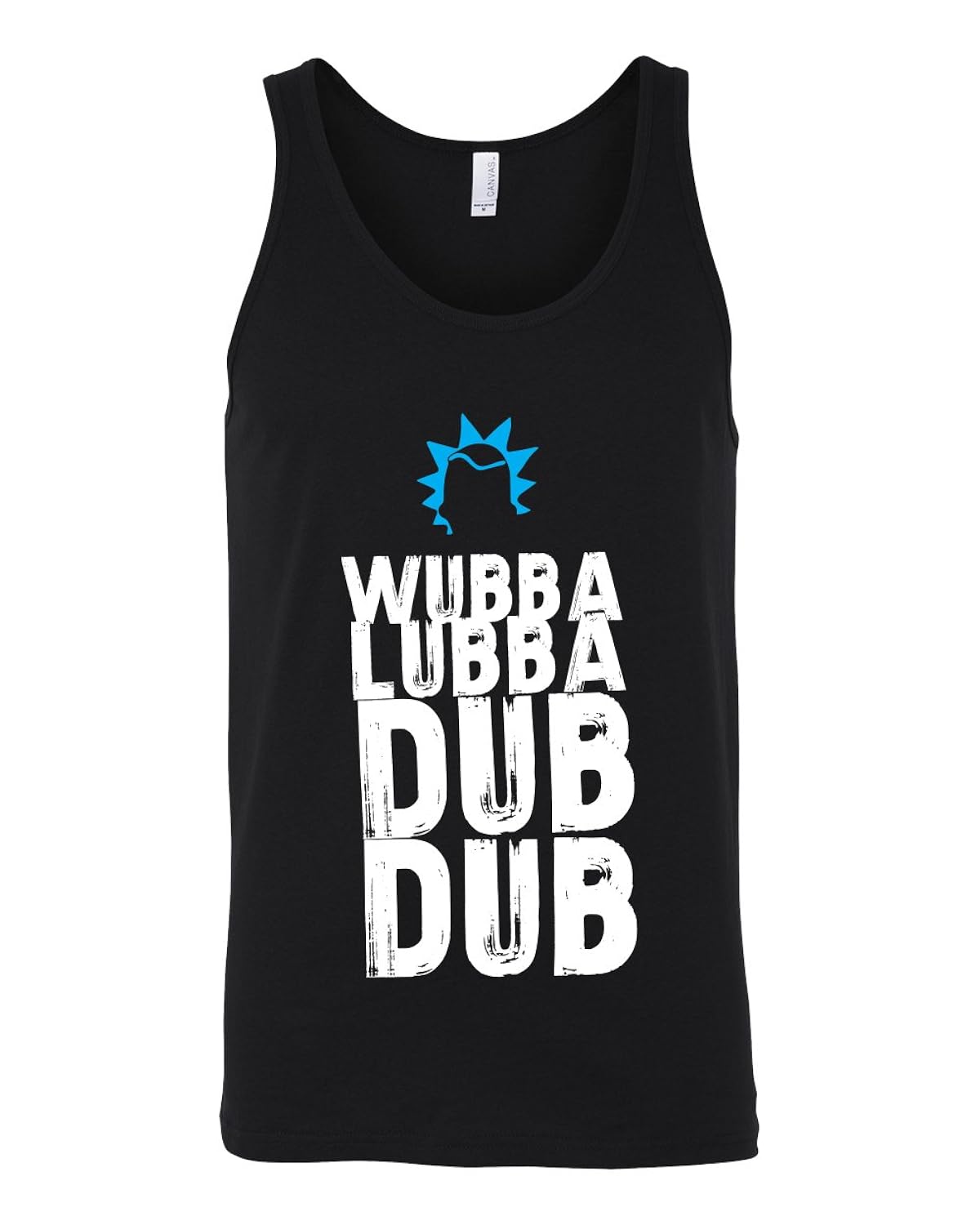 shore rick and morty wubba lubba dub dub 黑色背心 rick sanchez