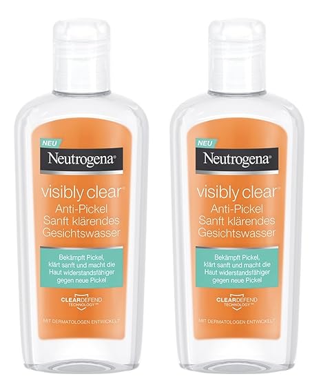 Neutrogena Visibly 透明防*温和klaerendes 脸水