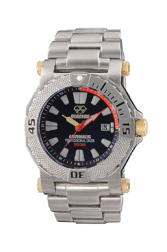 reactor 男式 93901 中性 自动机芯手表 黑色表盘 93901