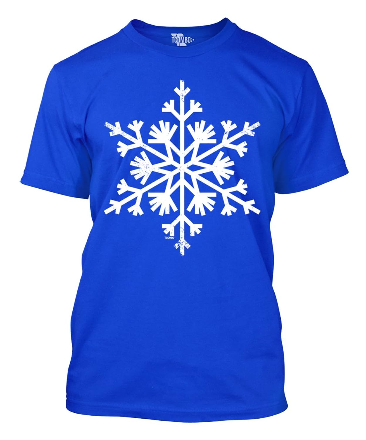 tcombo big snowflakes christmas mens t-shirt