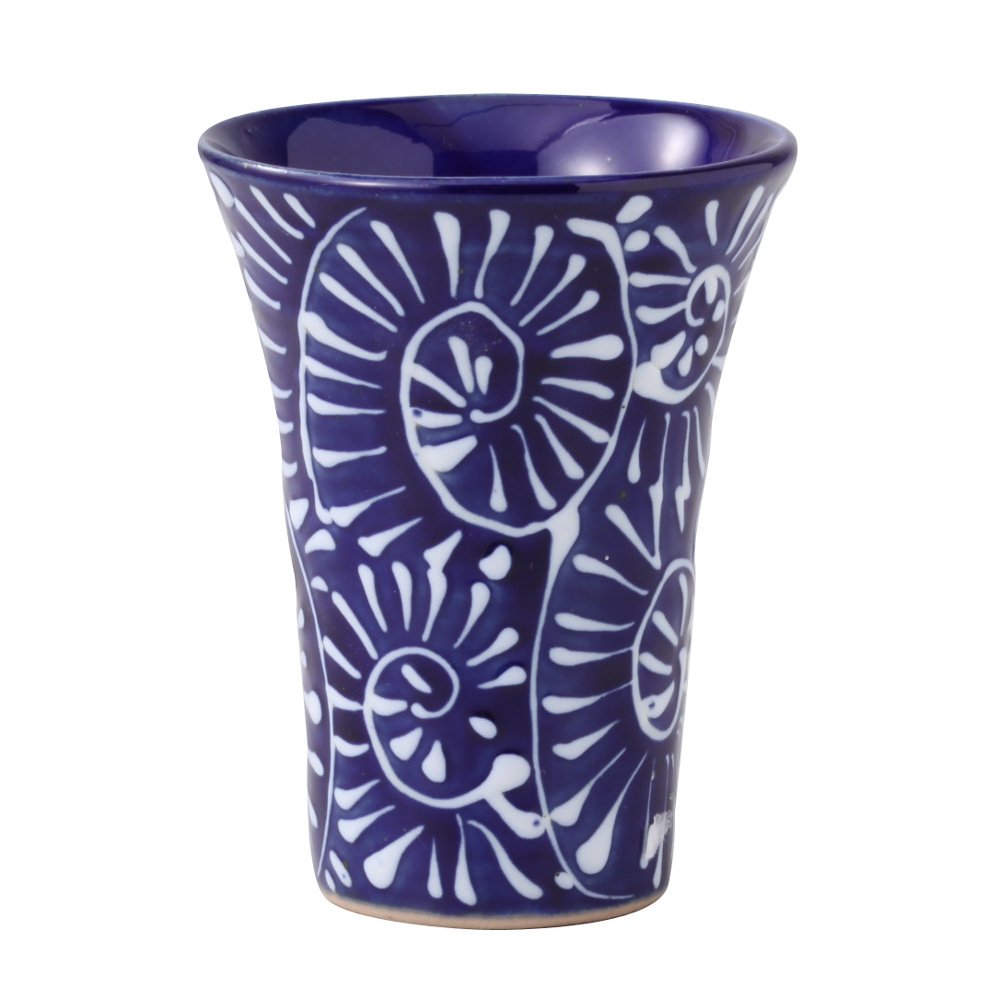 波佐见焼翔芳窑琉璃蛸唐草 アペリティフ 17017