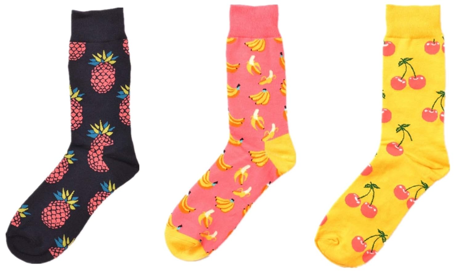 alinfu 3 双装男女通用棉质花纹礼服袜经典彩色船袜