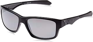 Oakley Men's Jupiter Polarized Square Sunglasses Matte Black Frame/Black Lens 单一尺寸
