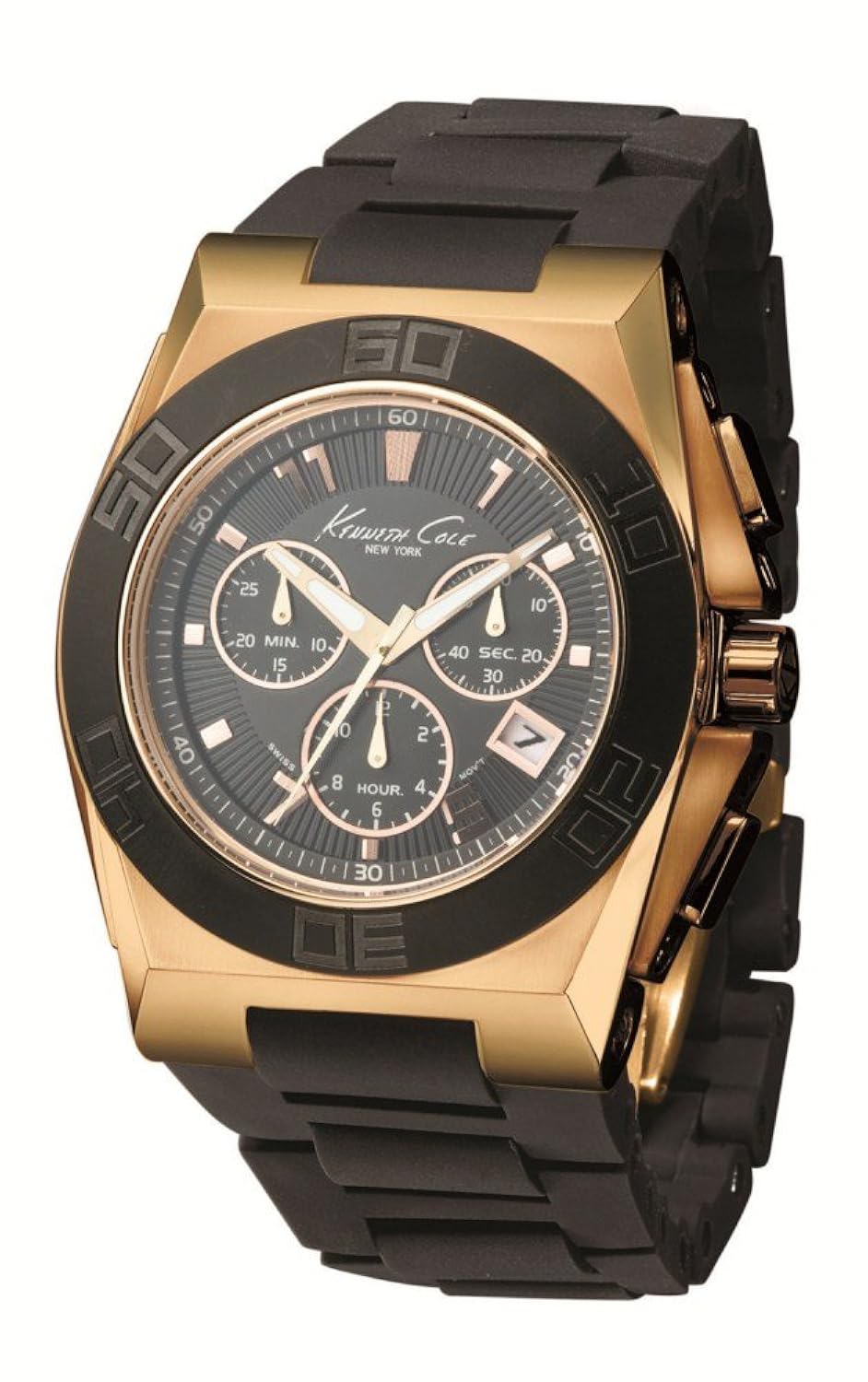 kenneth cole gents 手表 chrono 100 m ks 1016