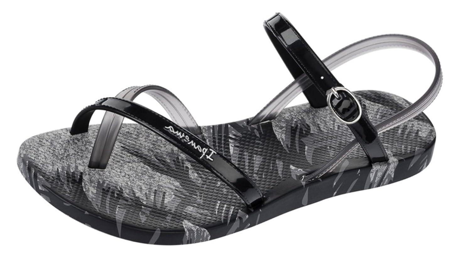 ipanema 时尚沙 iv fem ,女式踝带凉鞋 黑色 5 uk