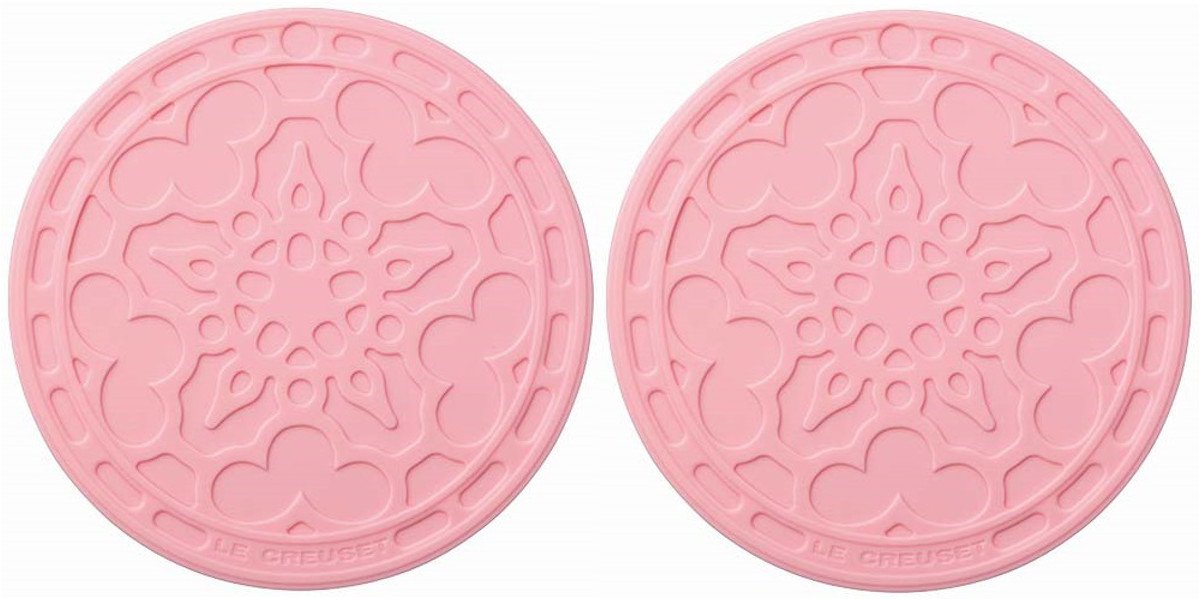le creuset 多功能·垫·迷你 2件装 淡粉色(powder pink) 930079-00