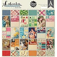 AUTHENTIQUE PAPER, LLC CAL065 日历纸垫 12X12 所有