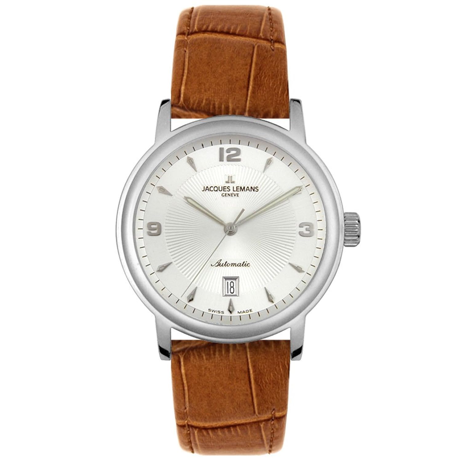 jacques lemans 男式 gu179b geneve 系列 grande 精品自动手表