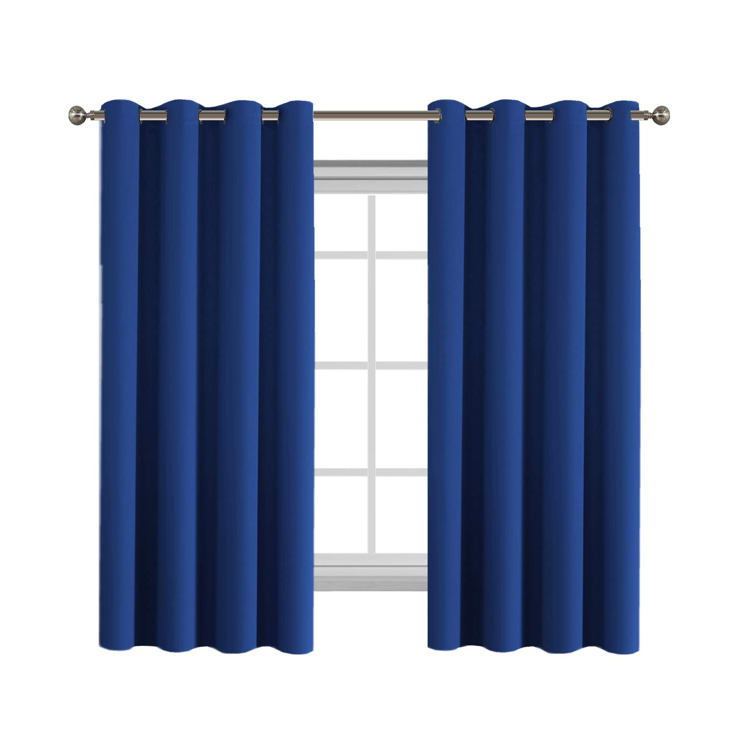 火烈鸟 p 97 遮光终极性能纯色图案窗帘帘幔 / 窗帘,保暖保温,顶部孔