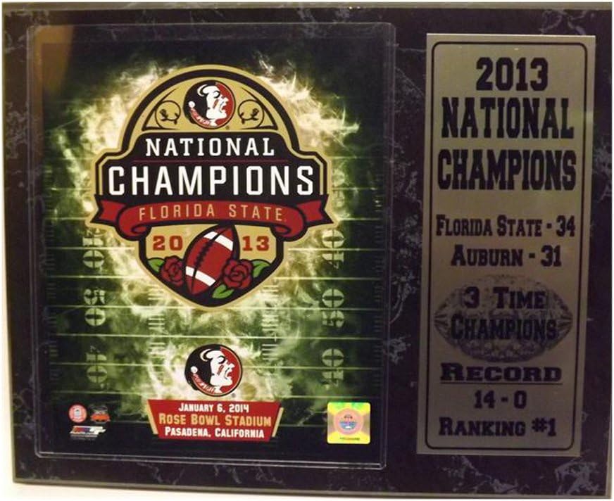 encore select 524-49 ncaa 佛罗里达州立大学冠军签名牌带照片,30.