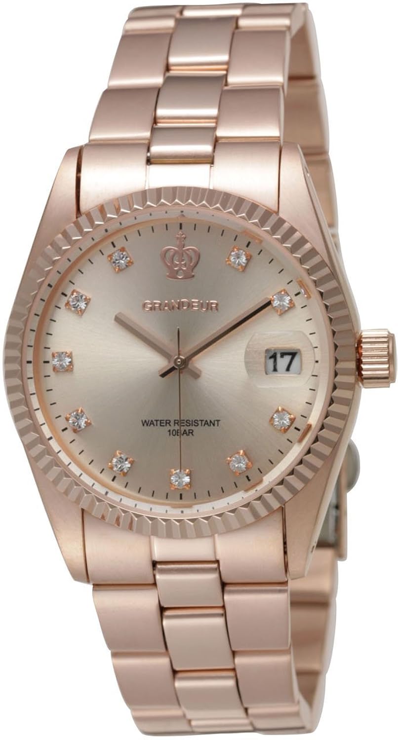 grandeur (グランドール) 腕时计 10気圧防水 カレンダー付き gsx039