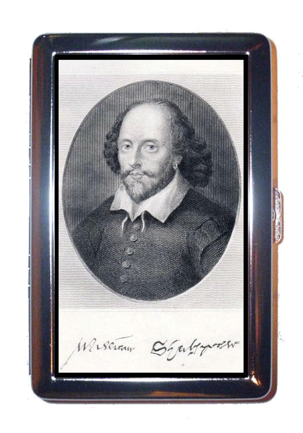 莎士比亚 b & w etching w / 签名:不锈钢 id 或