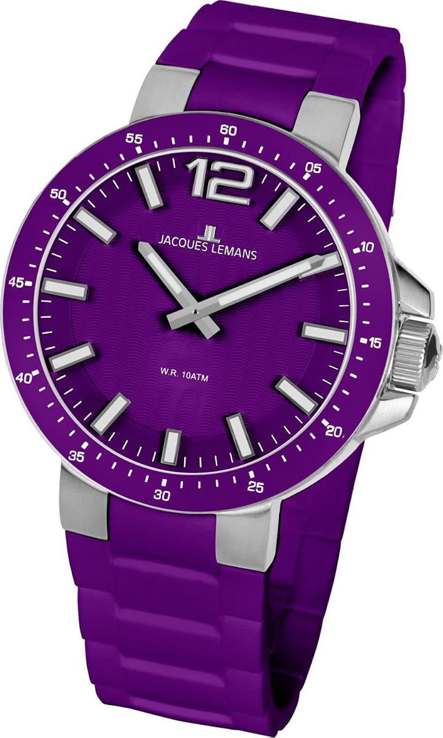 jacques lemans 女式石英手表 milano 1 – 1709 k with 橡胶表带