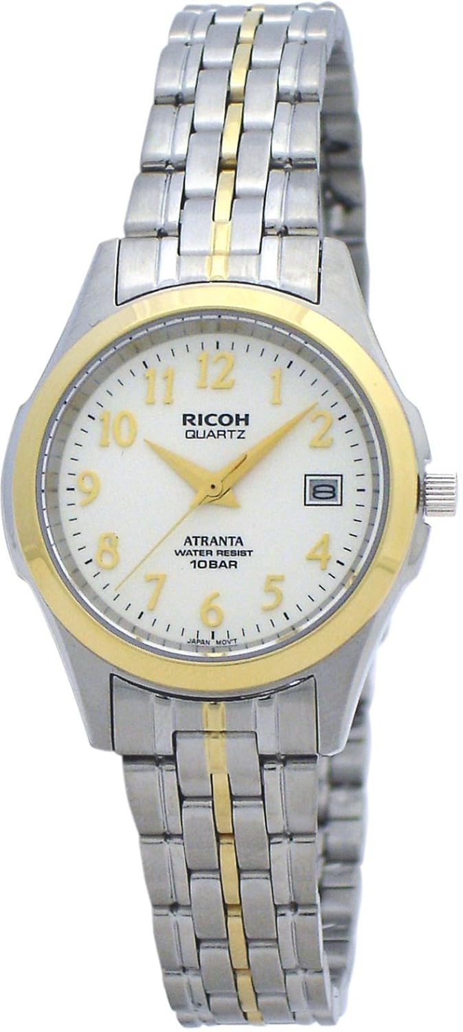 【理光 ricoh 腕表 atranta 夏季女士石英手表黑色758002 – 51