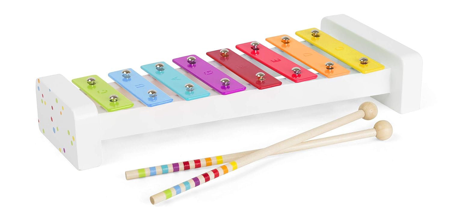 small foot 11117 xylophone 声音" 木质,fsc 100% 认证,彩色设计