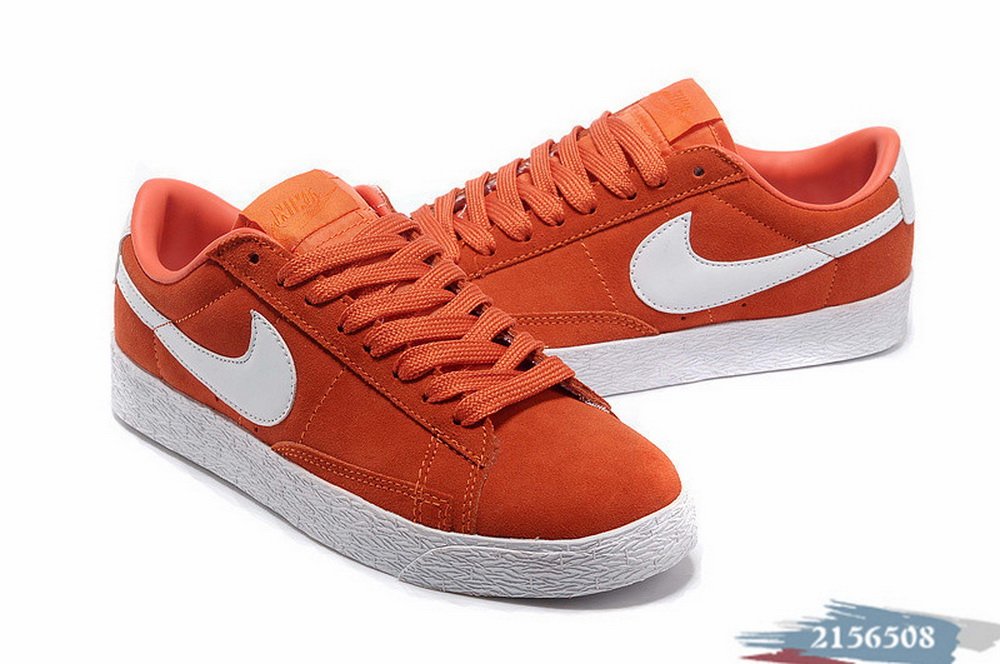nike 耐克 时尚潮流 开拓者高低帮板鞋 休闲平底鞋 男女鞋20-710 橘红