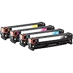 Schneider Printware 碳粉盒 40% 以上 兼容惠普 203X、203A、CF540X、CF541X、CF542X、CF543X 适用于 HP Color Laserjet Pro MFP M281fdw、M280nw...