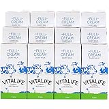 【澳洲副总理品鉴】Vitalife唯生活澳洲进口牛奶进口全脂纯牛奶1L*12盒整箱咖啡打泡酸奶DIY专用奶