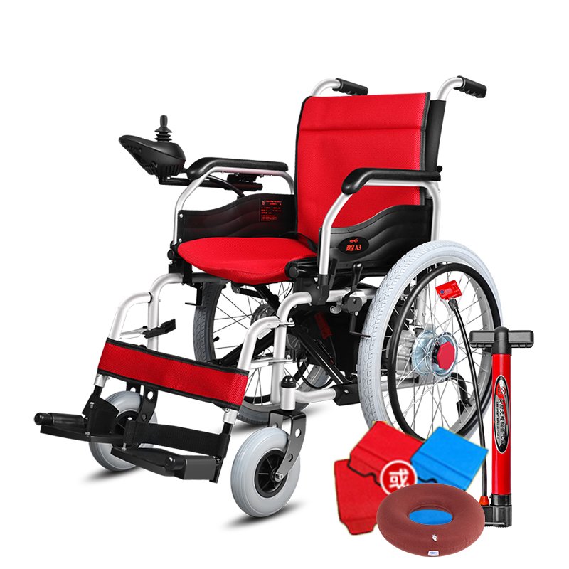 cofoe可孚逸享电动轮椅折叠手动轮椅大轮a3手动电动轮椅【赠双色坐垫