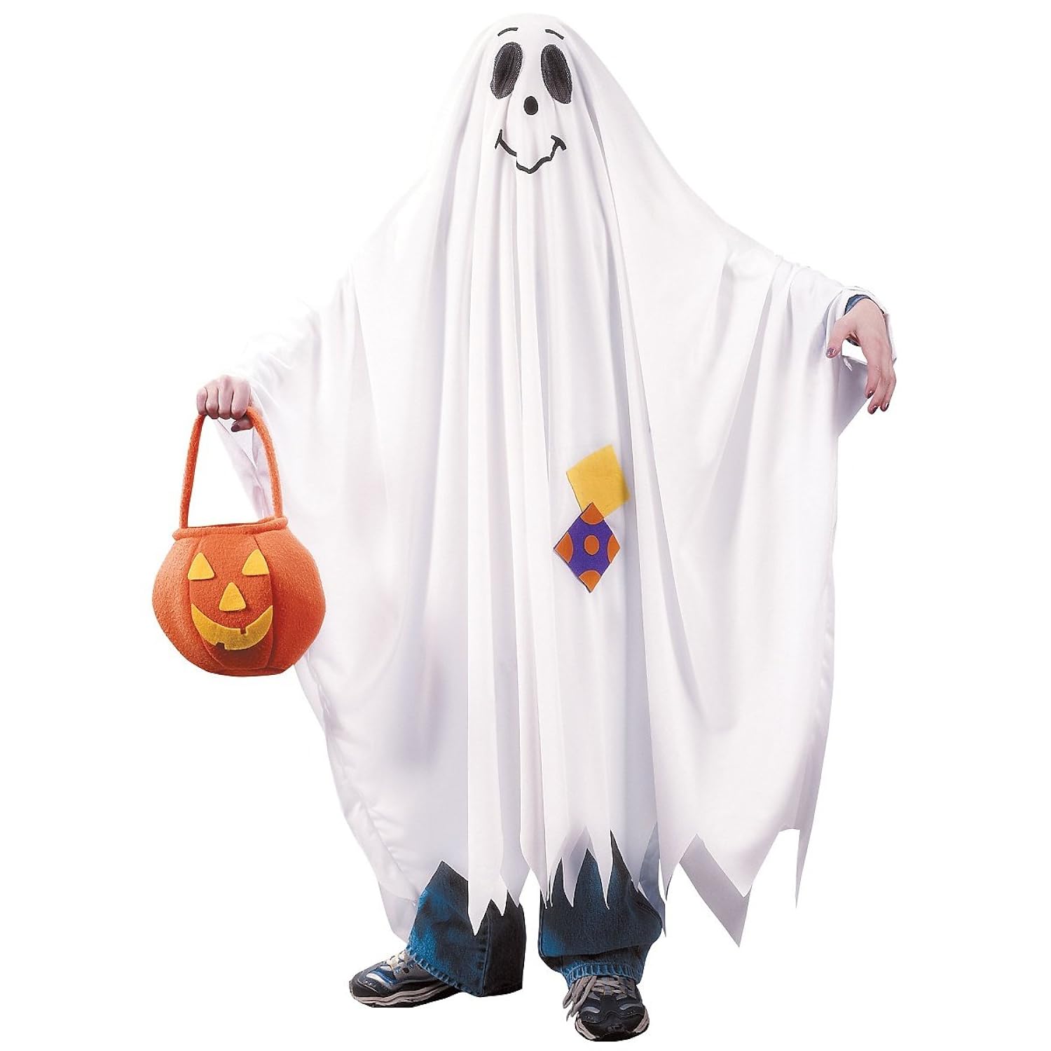 friendly ghost kids costume - large