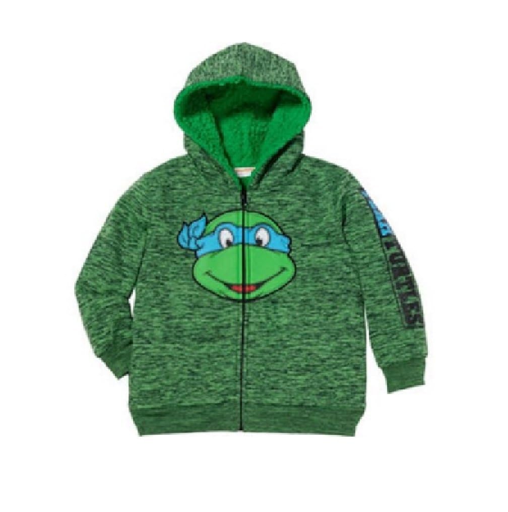 superhero tmnt little boys full zip hoodies jacket (2t, ninja tm