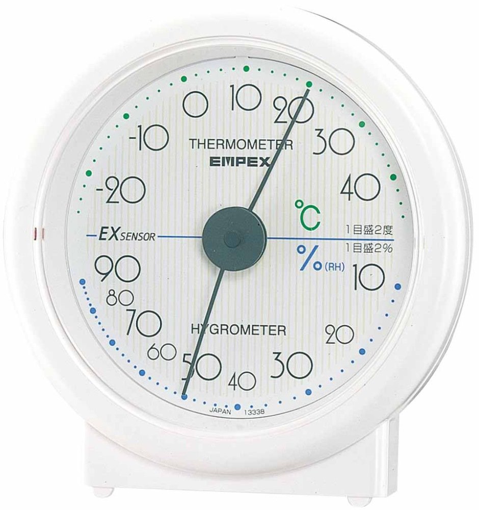 エンペックス気象计 温度湿度计 セレステ温湿度计 置き用 日本制