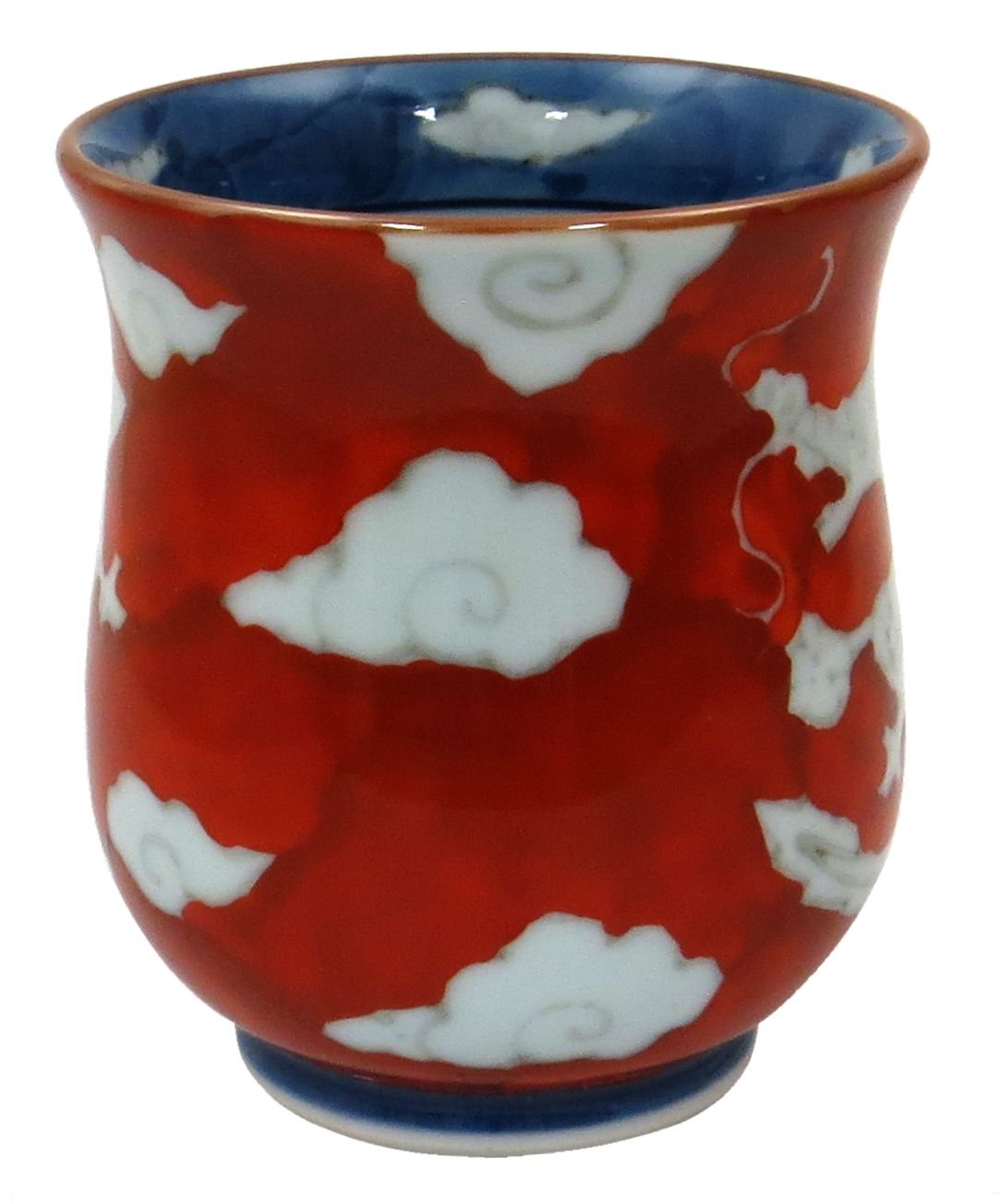 伊万里烧 苹果窑 云龙 茶杯 小 红色 14542