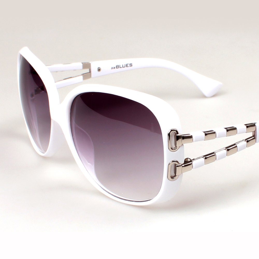 蓝眸2013限量版 女士时尚太阳镜 欧美风眼镜 大框酒红色墨镜 1060