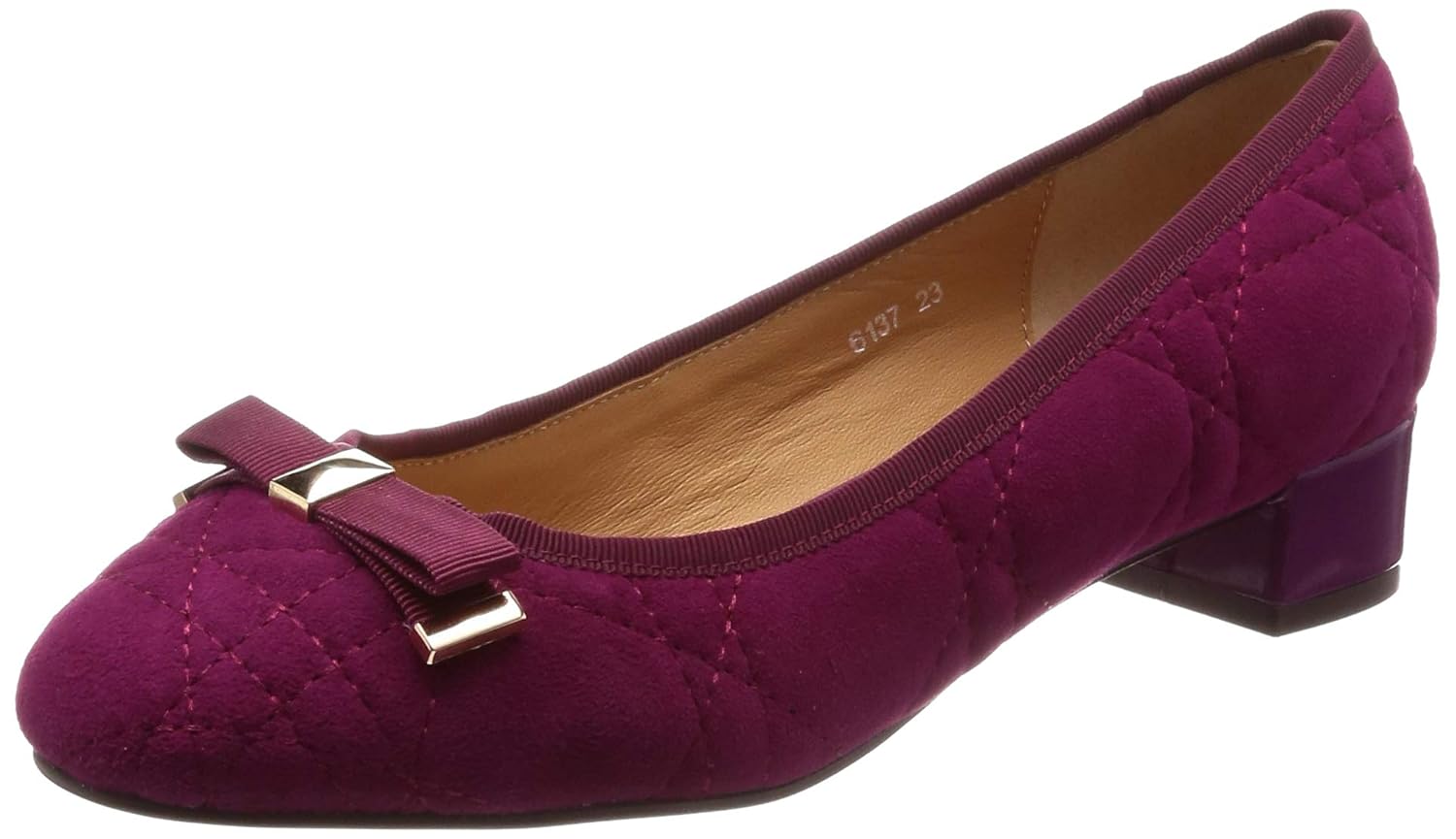 [jillstuart吉尔斯图亚特 鞋]蝴蝶结图案的切割浅口鞋 女式