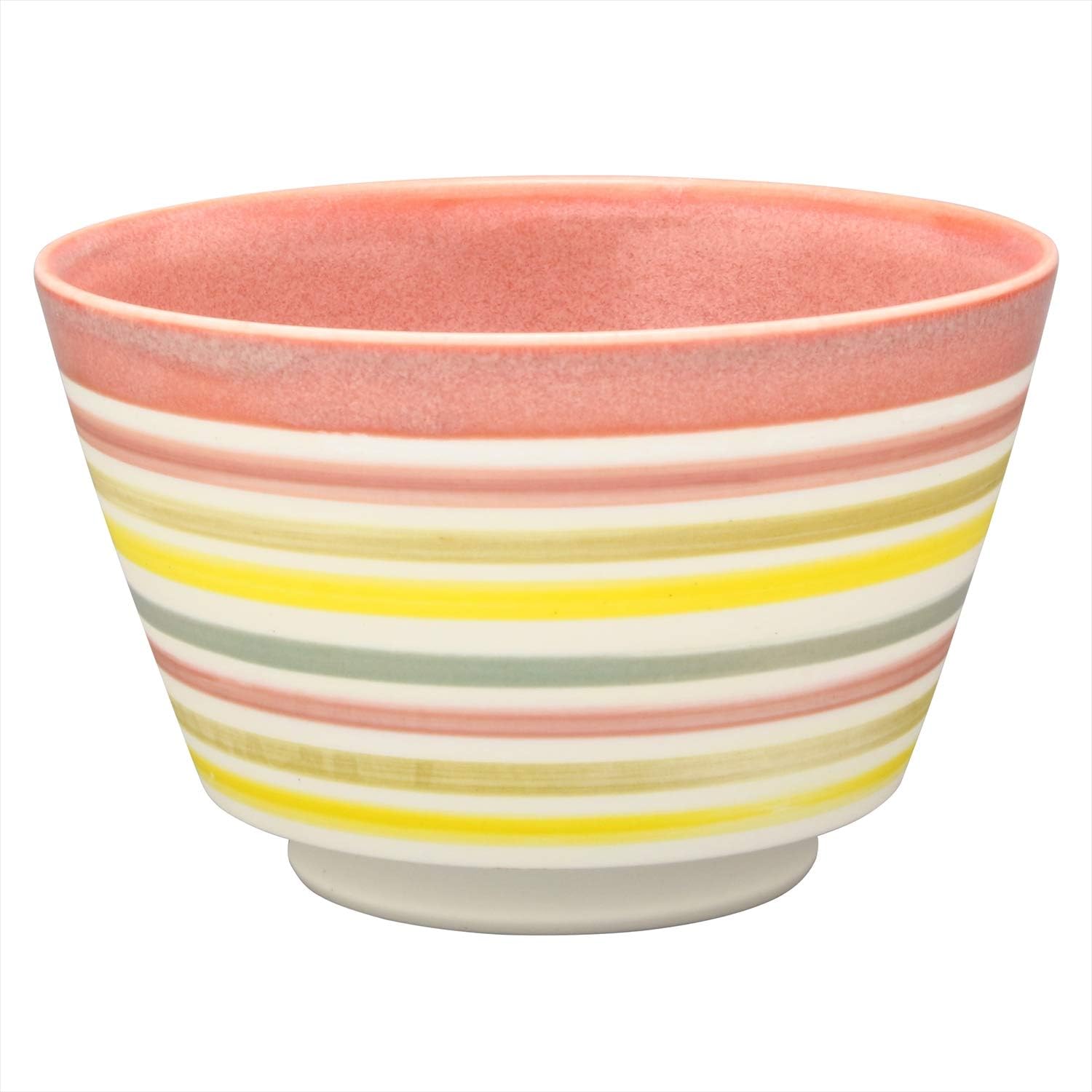 波佐见烧 don 碗 粉彩条纹 红色 small 105224 641