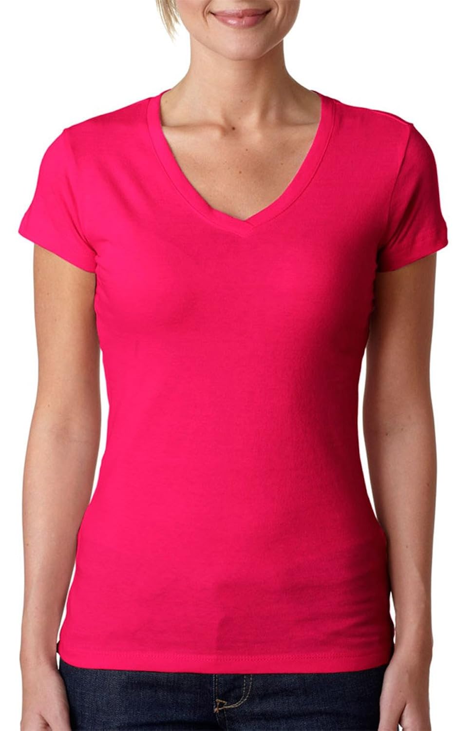 next level womens extreme sporty t-shirt, raspberry, medium