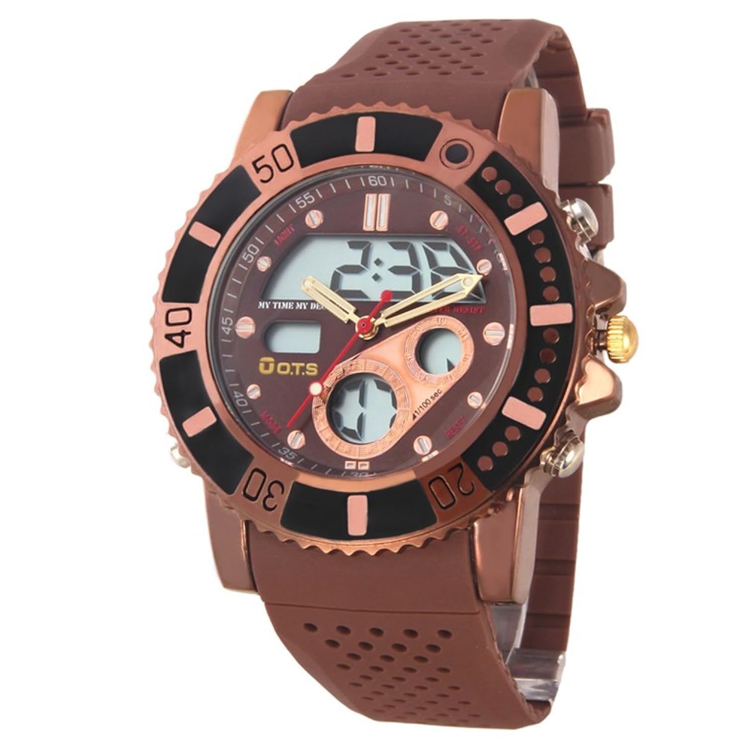 s 时尚男表运动多功能表户外电子表登山防水表休闲个性创意手表 全