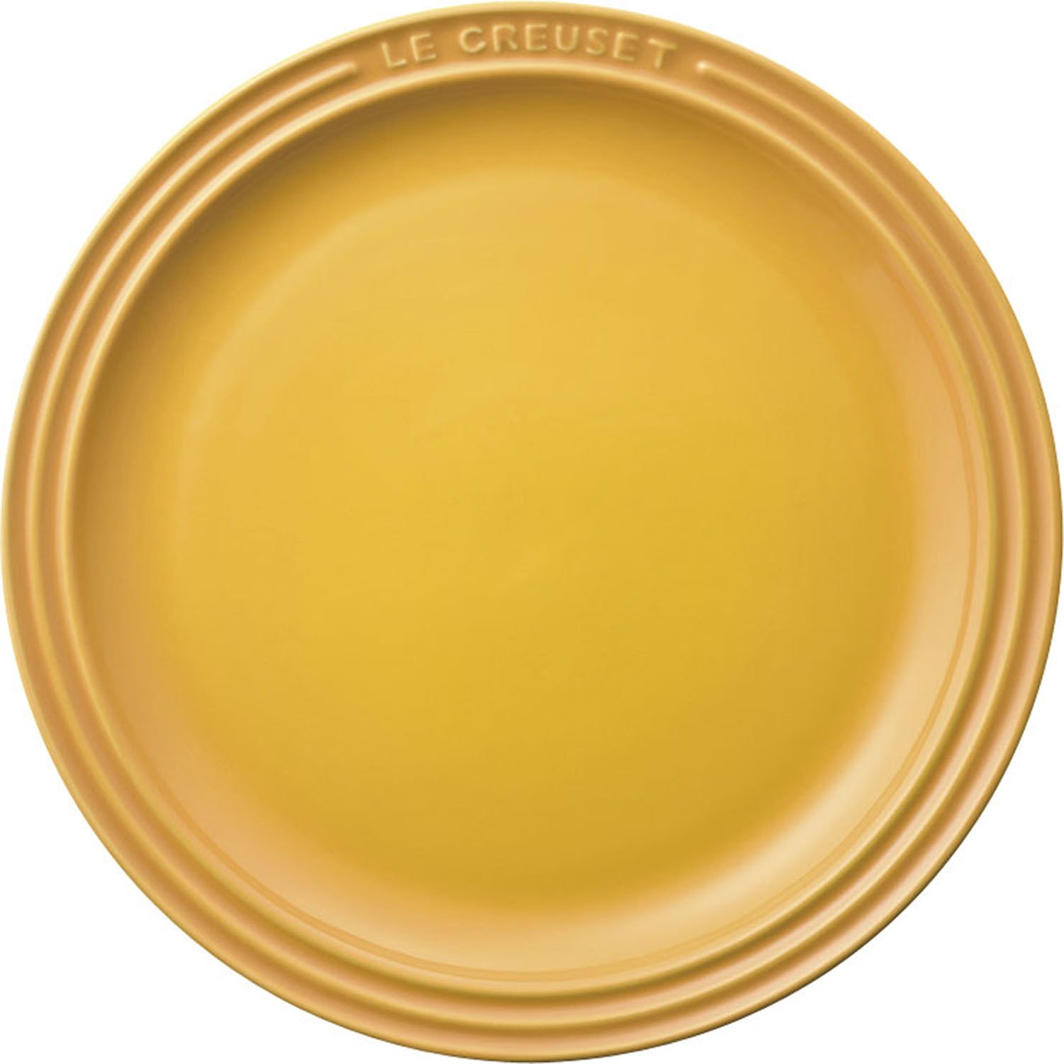 le creuset 圆形盘子 lc23 cm ディジョンイエロー