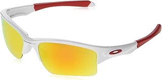Oakley Quarter Jacket Iridium 无偏光矩形太阳镜 Polished White 61 mm