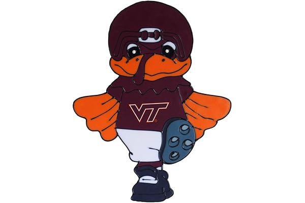 virginia tech hokies 吉祥物窗贴 : 亚马逊中国: 汽车用品