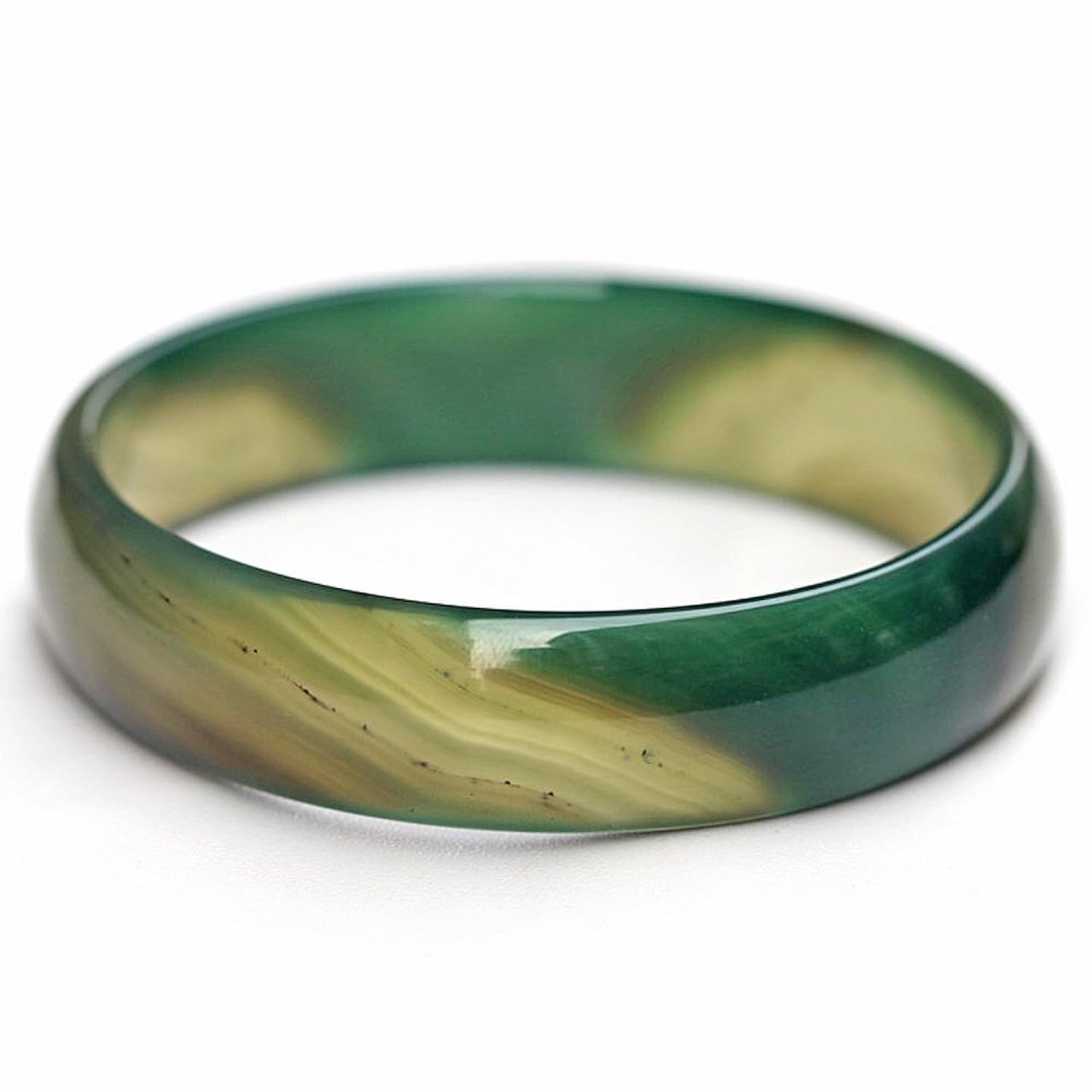 5mm绿玛瑙手镯 一物一图玛瑙手镯 唯美时尚 09号