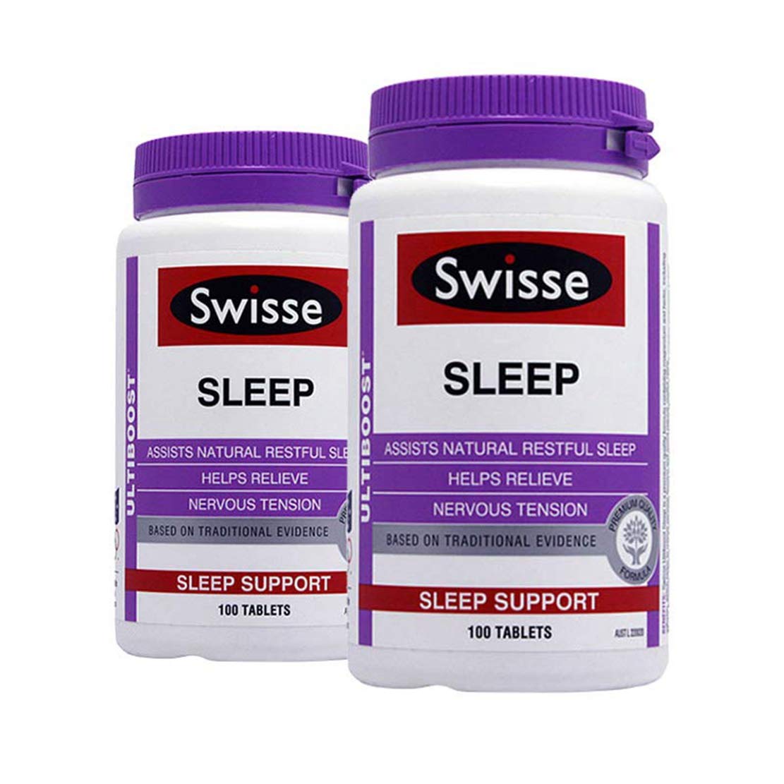 swisse 缬草片 100片*2瓶