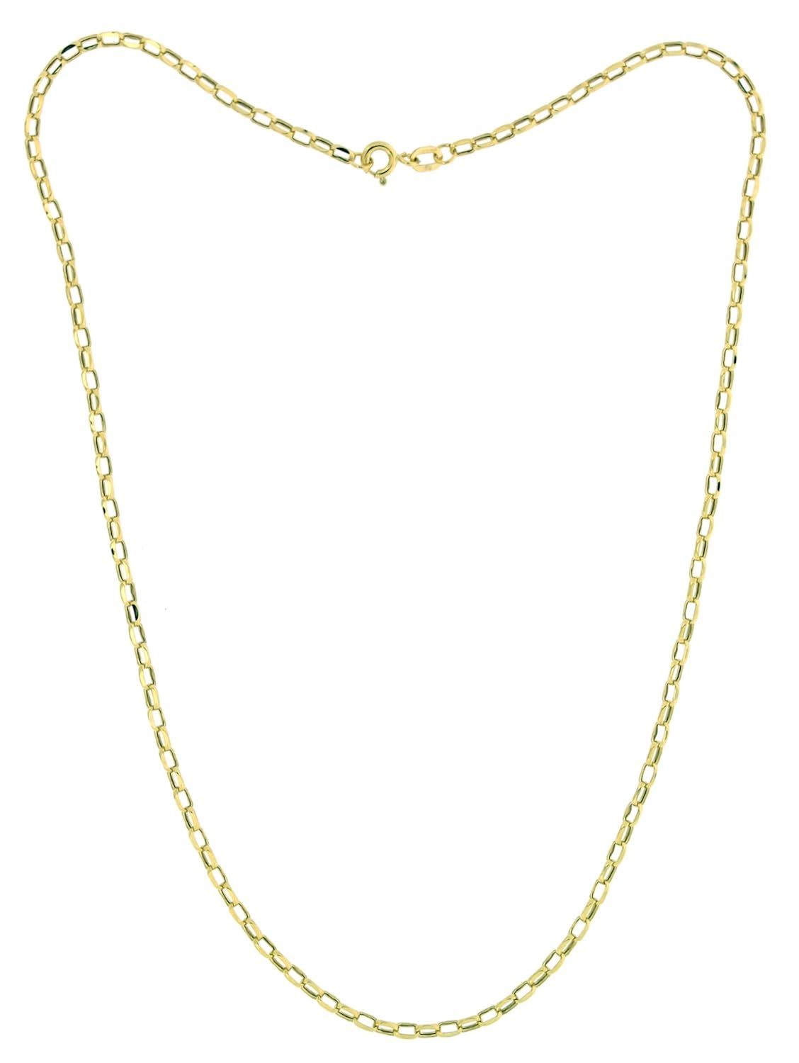 adara 9ct 金色贝尔彻链,45.72cm