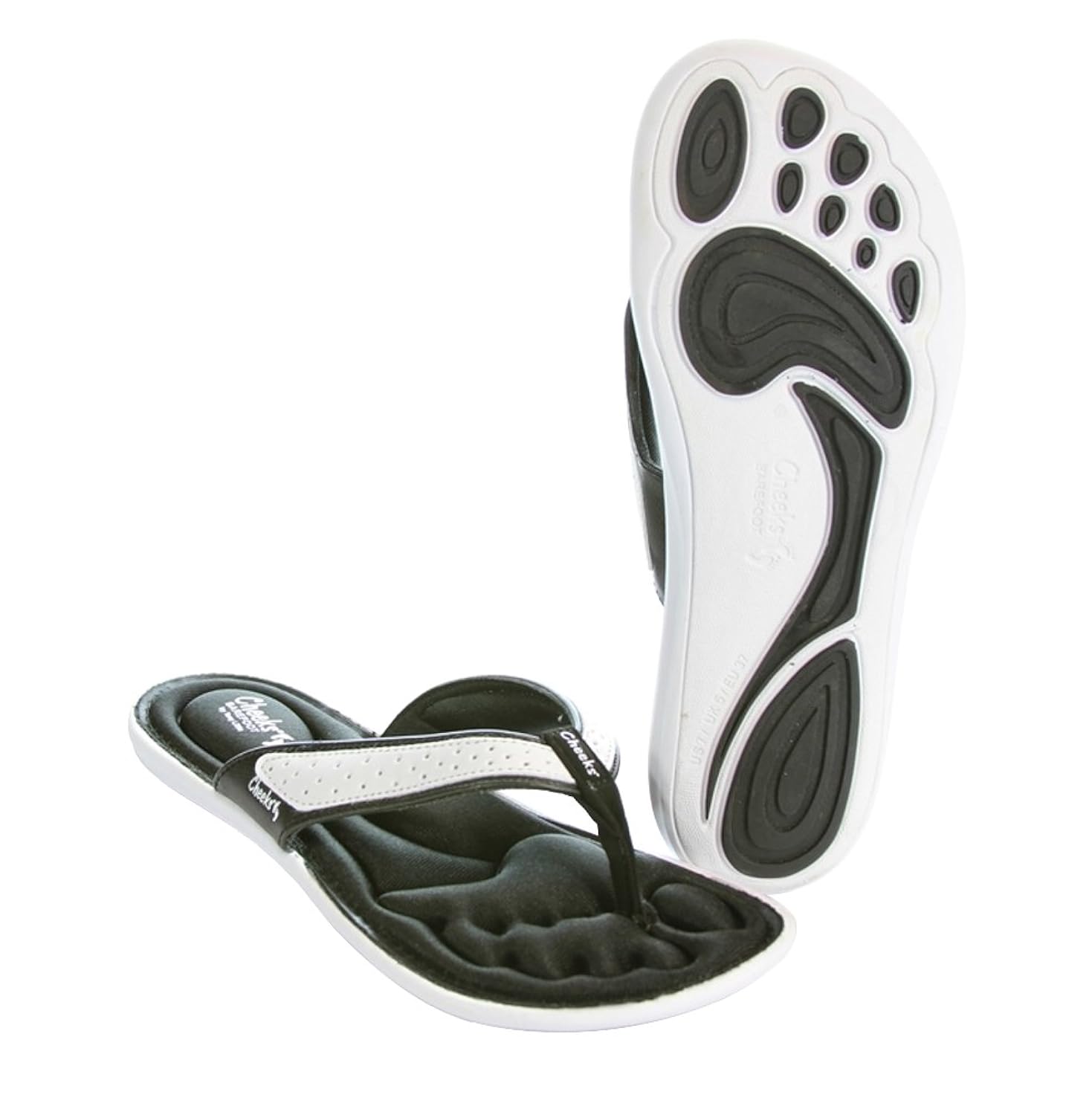 tony little cheeks ladies barefoot sandal with snu