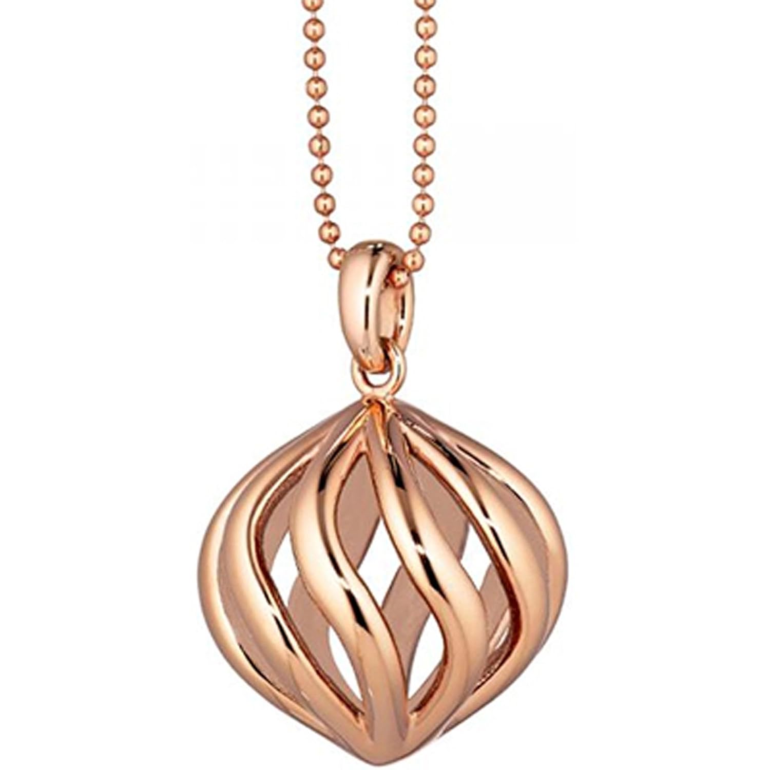 xen 女式吊坠不锈钢部分镀金 – 031615g0