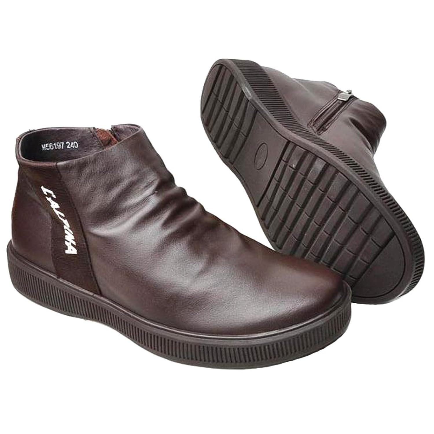 lalpina意大利阿尔皮纳袋鼠 棉鞋男鞋短靴棉靴 黑m56197a 棕m56197