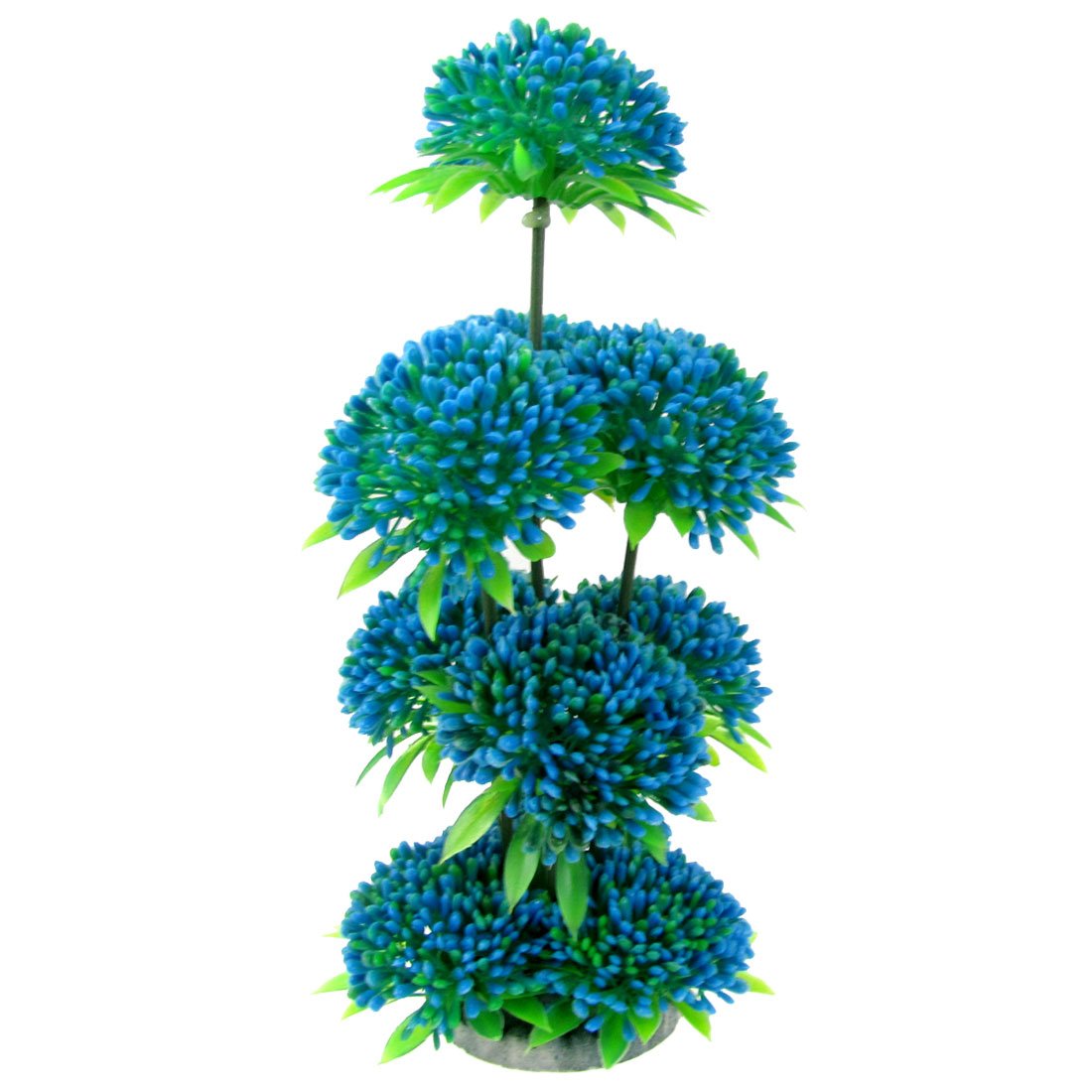 jardin 装饰青色花球塑料水族箱,24.13 cm 高