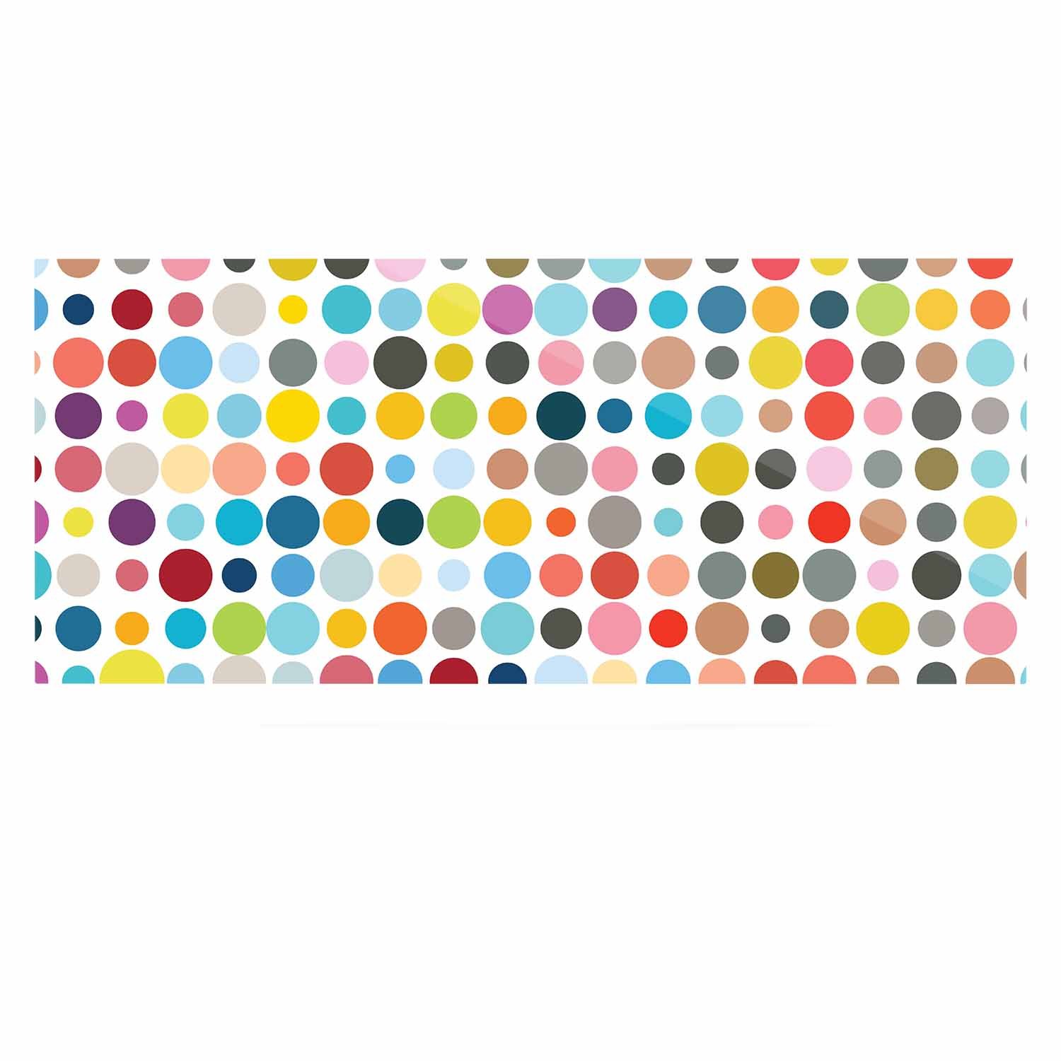 kess inhouse ff1016awr02 fimbis "色彩拼接"红色蓝色豪华矩形板,40.