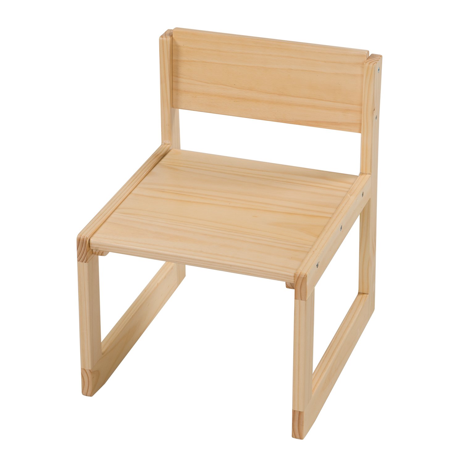 小靠背椅 餐椅 写字椅 学校幼儿园用椅环保安全椅子(原木色)3644