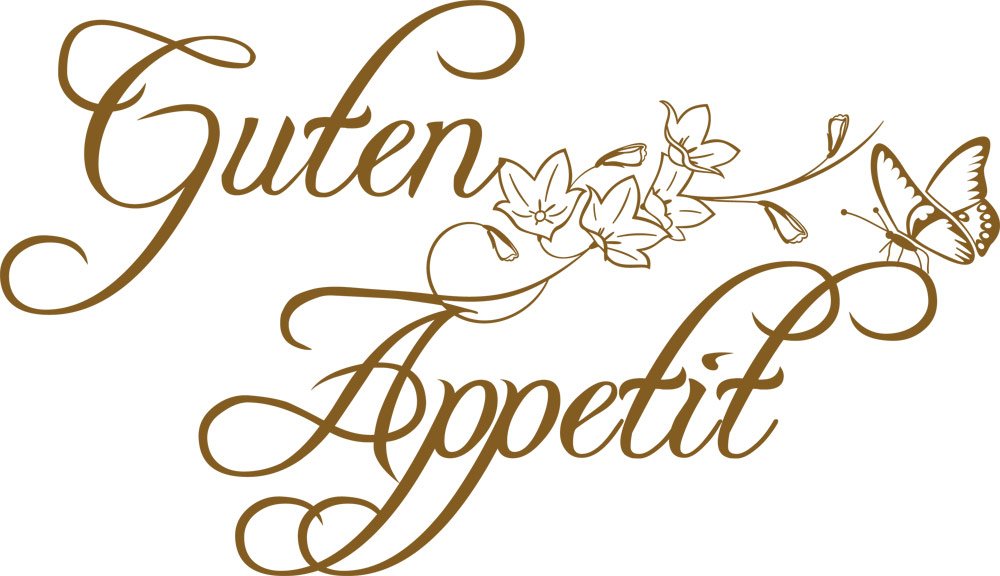 墙贴贴纸 guten appetit 厨房墙贴花适用于装饰