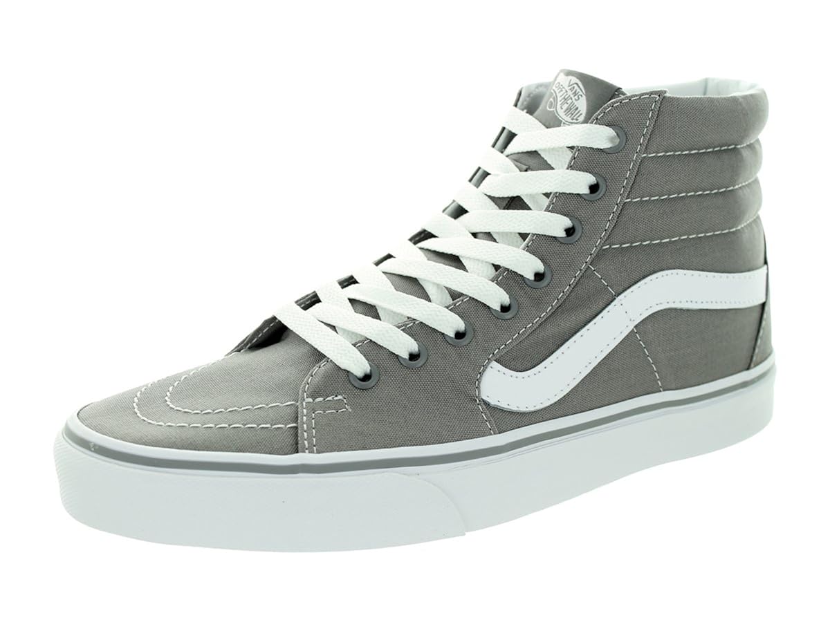 vans shoes sk8-hi canvas frost gray fashion skate sneakers