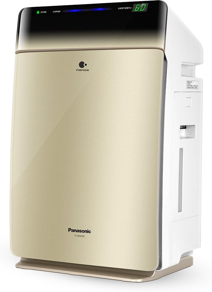 panasonic松下空气净化器f-vxg70c-n 纳米水离子 cadr值368